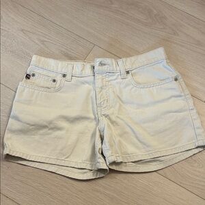 Cream Women’s Denim Shorts | Ralph Lauren Polo Jeans Company